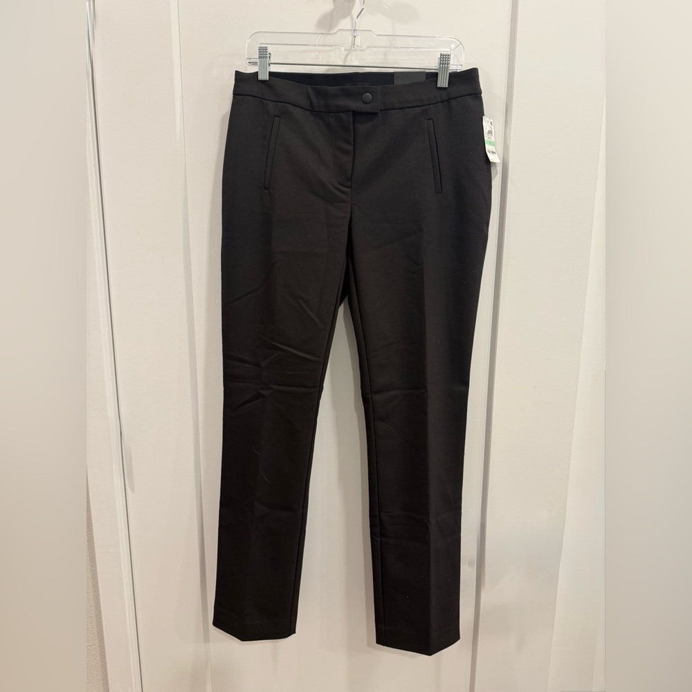 Alfani Slim Leg Tummy Control Dress Pants – Black | Size 8 | NWT